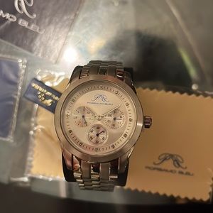 Porsamo Bleu Diana Luxury Diamond Women's Stainless Steel Watch